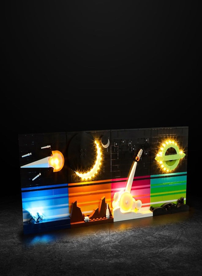 Vaodest مصباح LED من Vaodest لمجموعة Lego 21340 Tales of The Space Age، تصميم وتكوين متوافق مع الموديل 21340 (مصباح LED فقط، وليس مجموعة مكعبات البناء). - Image 1